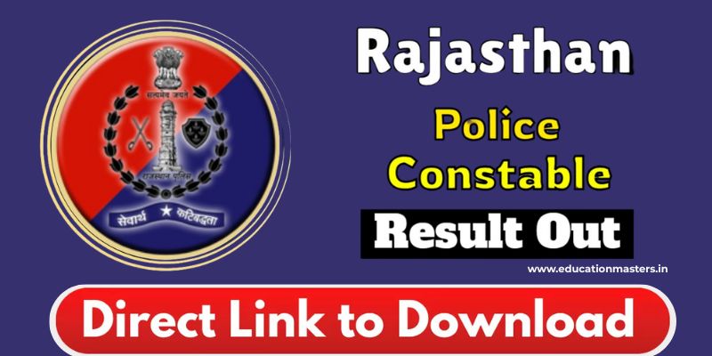 Rajasthan Police Constable Result 2025
